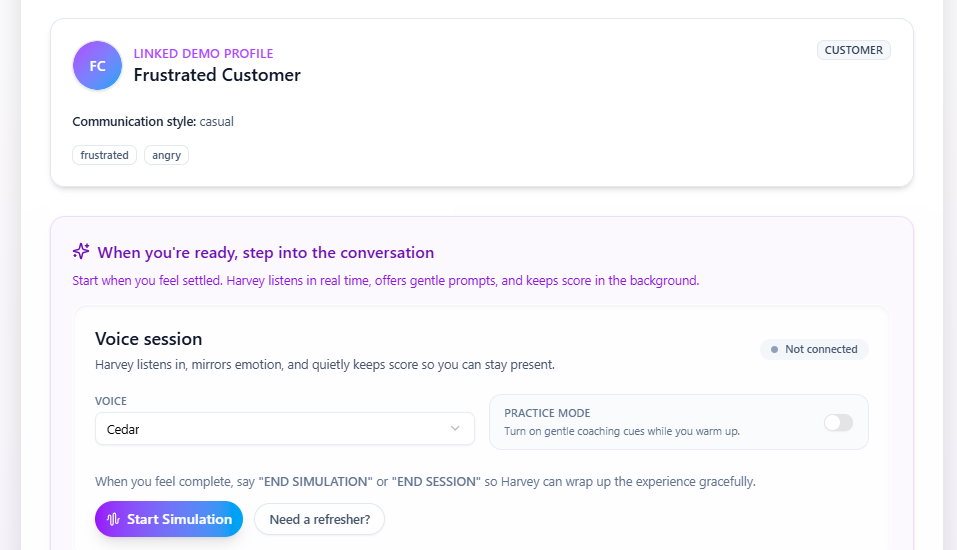 Voice analysis in action